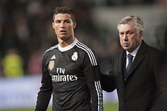 Cristiano Ronaldo и Carlo Ancelotti