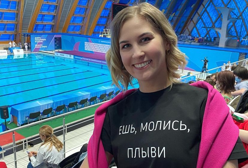 Алла Шишкина на чемпионате России по синхронному плаванию-2022