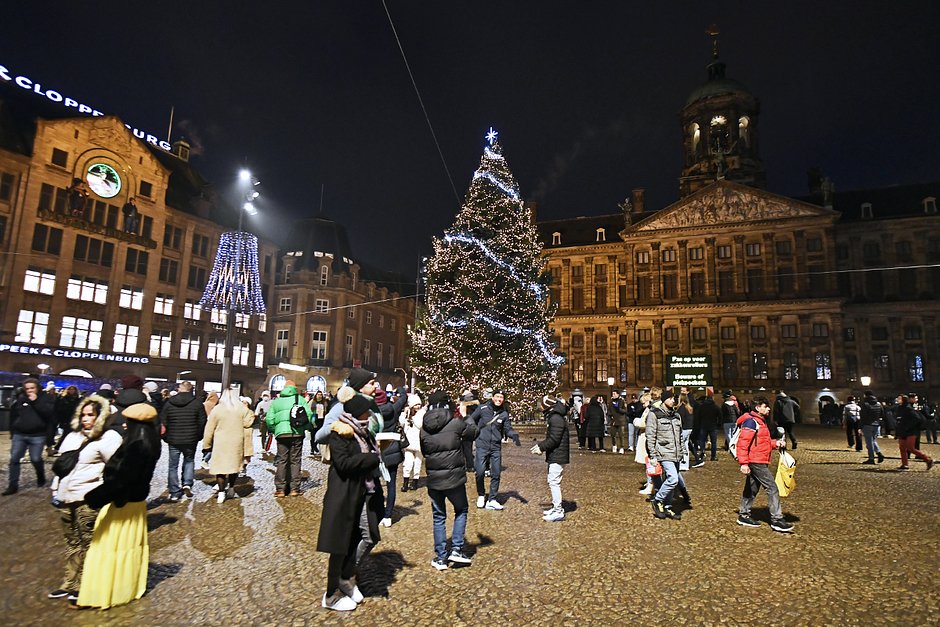 Новогодняя елка Амстердама