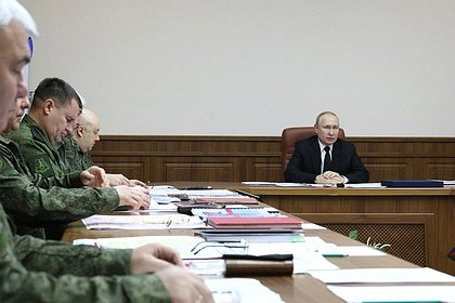 В Кремле высказались о местоположении посещенного Путиным штаба СВО