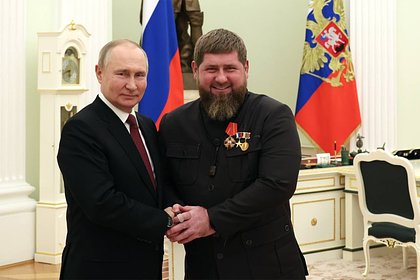 Кадыров сообщил о получении ордена Александра Невского из рук Путина