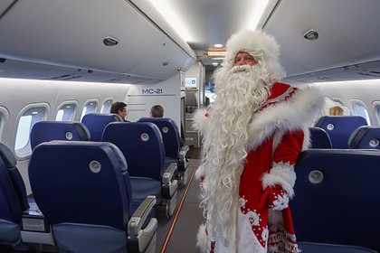 Россиянам в костюме Деда Мороза пообещали бесплатные перелеты по стране