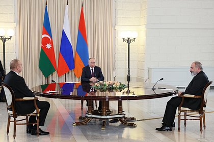 В Кремле высказались о возможности встречи Путина, Пашиняна и Алиева