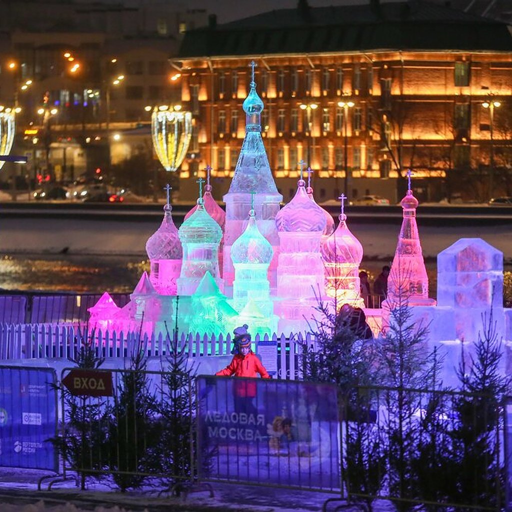 новогодние дни в москве