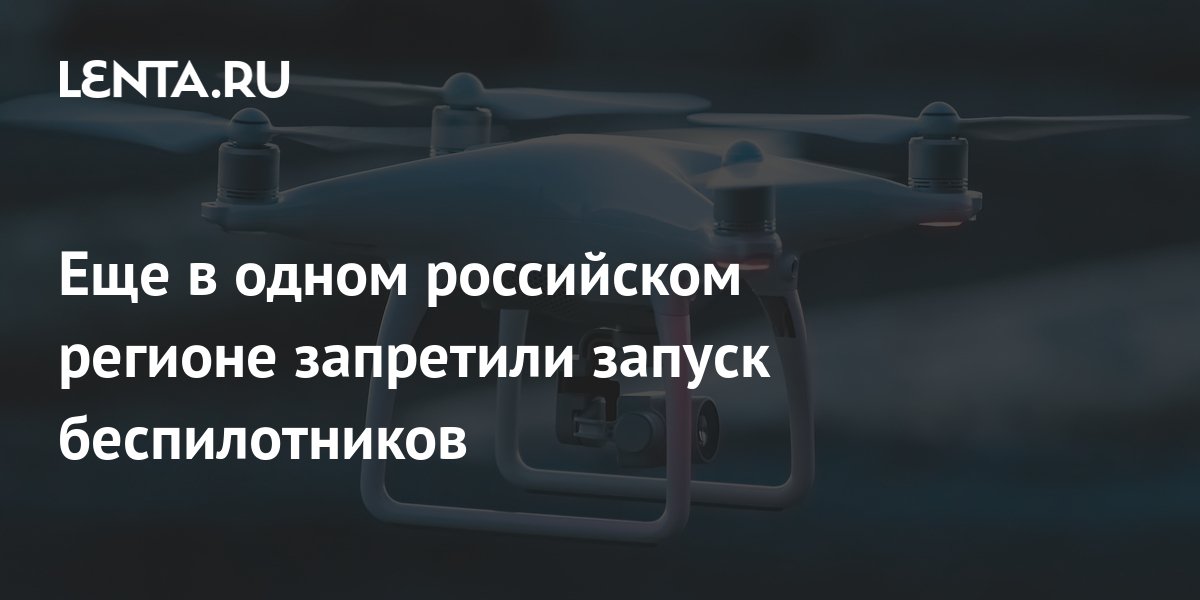 В еще одном российском регионе запретили использовать беспилотники