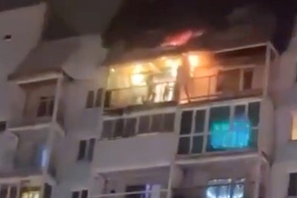 Россиянин запустил салют и спровоцировал пожар в многоэтажке
