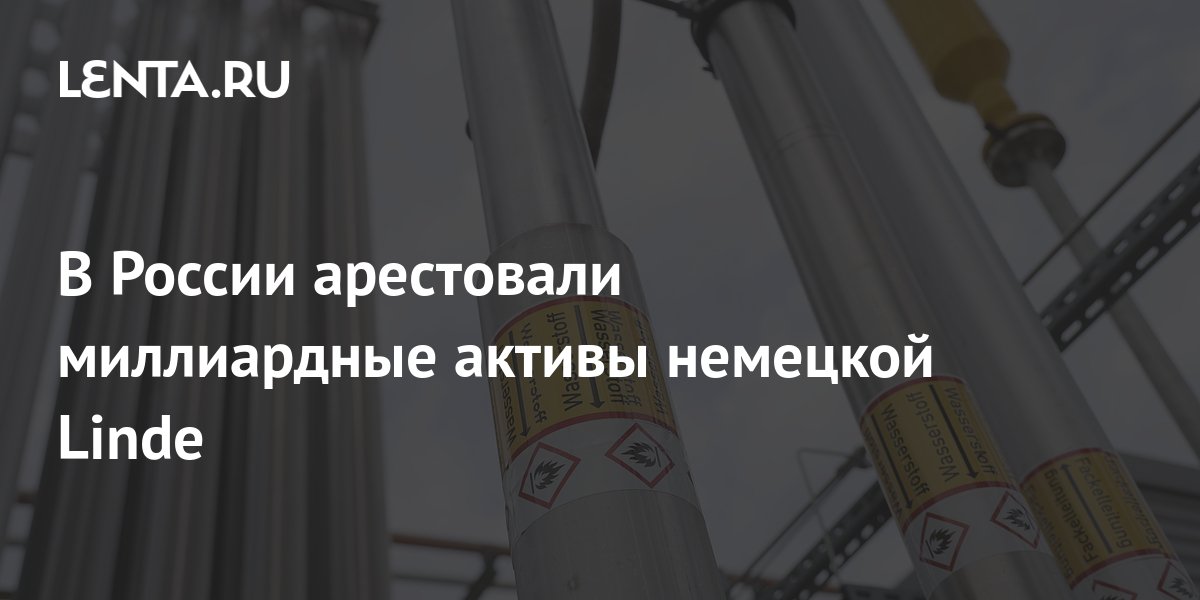 В России арестовали миллиардные активы немецкой Linde: Бизнес ...
