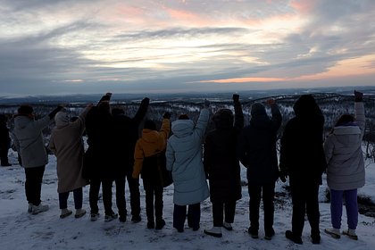 Жители российского региона впервые за 40 дней увидели солнце