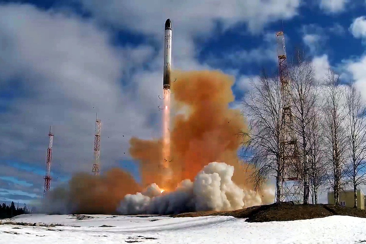 Запуск ракеты «Сармат»