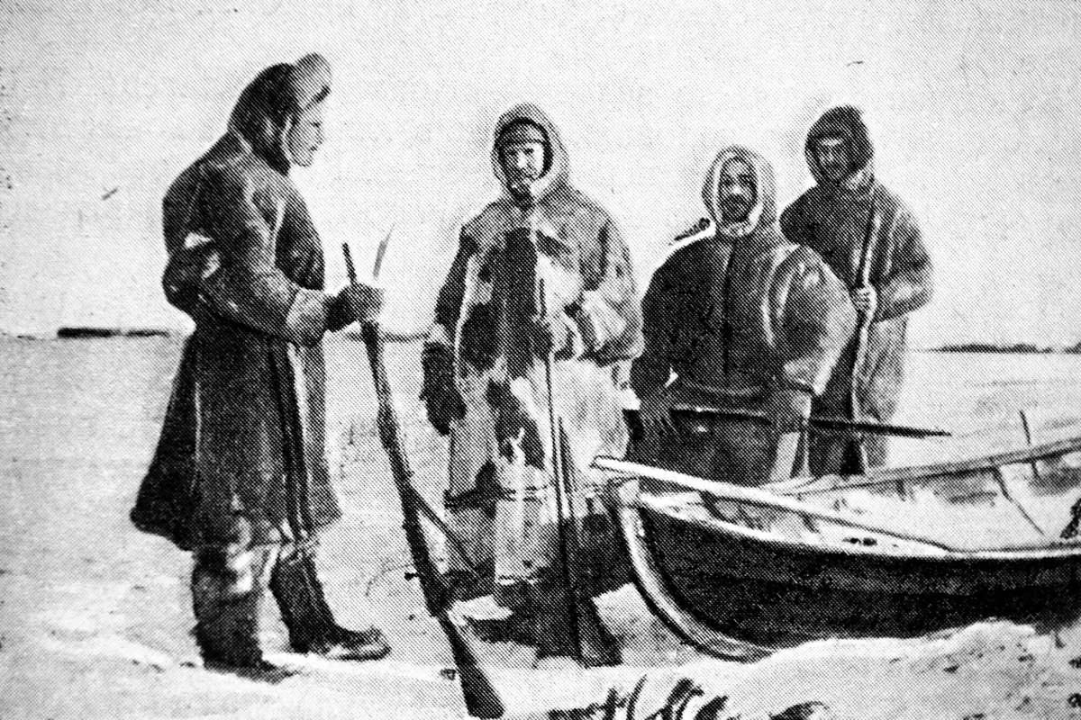 Участники экспедиции Георгия Седова. Фото сделано в 1912-1914 годах