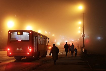 Российский город оказался затянут дымом из-за пожара на мусорном полигоне