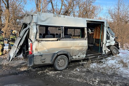 Очевидец описал последствия столкновения маршрутки с КамАЗом в Волгограде