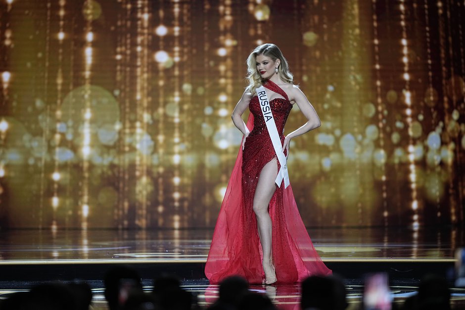 Представительница России Анна Линникова на конкурсе «Мисс Вселенная»