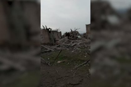 Пригожин показал на видео разрушенные окраины Соледара