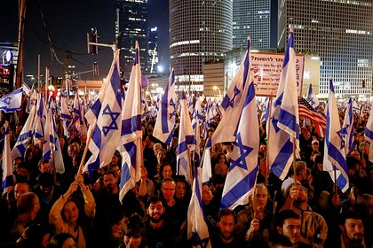 В Тель-Авиве прошла массовая антиправительственная акция