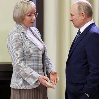 Мария Костюк и Владимир Путин