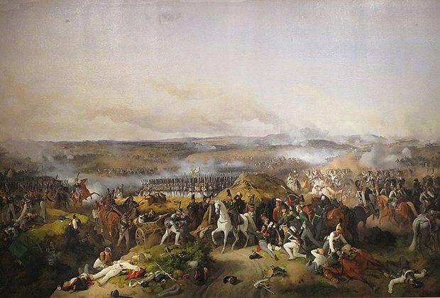 Фрагмент картины «Сражение при Бородино»