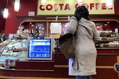 В России начали менять названия кофеен Costa Coffee