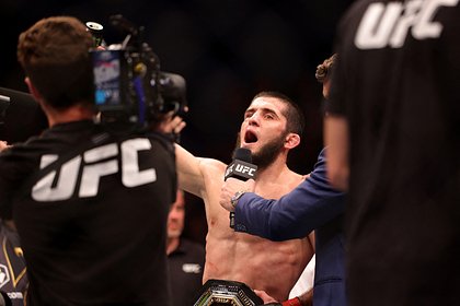 Nurmagomedov’s brother turned to Makhachev, who defended the UFC championship belt