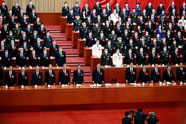 Церемония закрытия ХХ Всекитайского съезда Коммунистической партии Китая. Фото: Tingshu Wang / Reuters