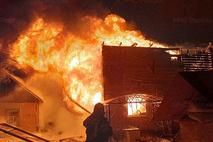Двое взрослых и двое детей погибли при пожаре в регионе России