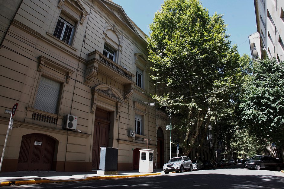 Вид на посольство России в Буэнос-Айресе, 22 февраля 2018 года