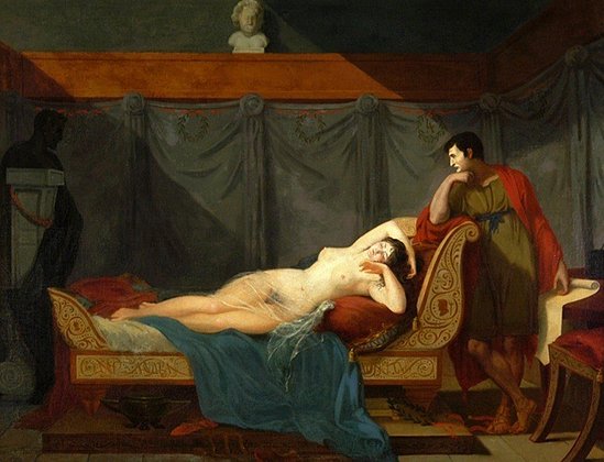 Г. Гийон-Летьер. «Сон Венеры» (Александрина де Блешам и Люсьен Бонапарт) 1802