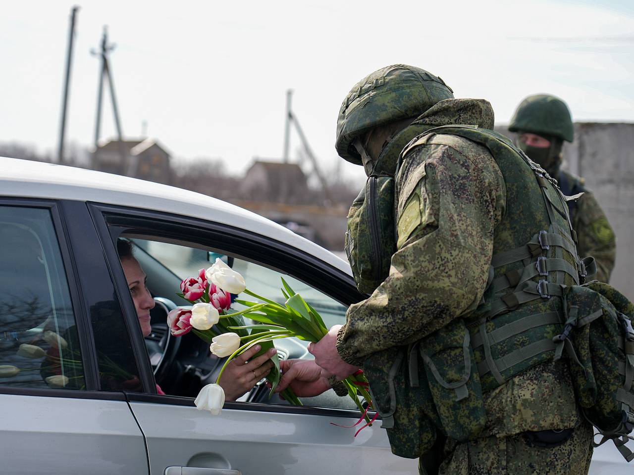 В Запорожье и Херсонщине включились в всероссийское празднование 8 марта:  Регионы: Россия: Lenta.ru