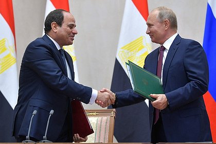 Раскрыты детали телефонного разговора Путина с президентом Египта