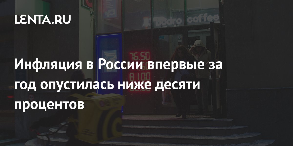 инфляция в россии за 10 лет росстат