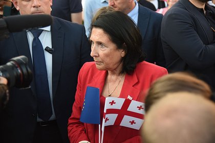 В Совфеде отреагировали на визит президента Грузии в США