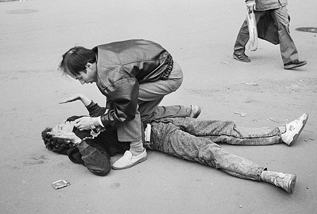 Бандитская разборка на Сенной площади Санкт-Петербурга. 20 мая 1992 года