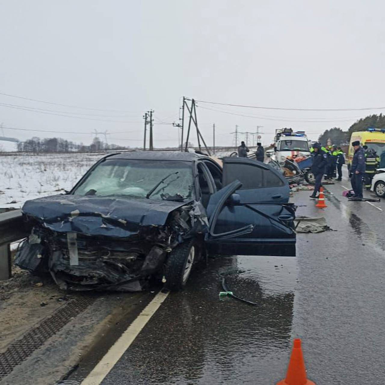 Появились подробности аварии с пятью погибшими на трассе в Подмосковье:  Происшествия: Россия: Lenta.ru