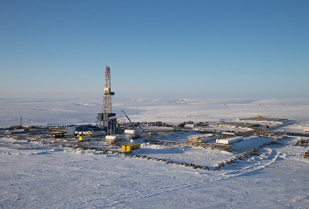 Буровая установка «Роснефти» на Хатангском лицензионном участке