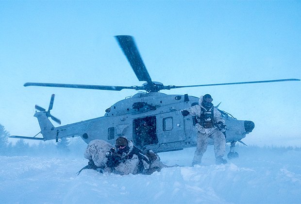 Морские пехотинцы США на учениях в Швеции, 2018 год