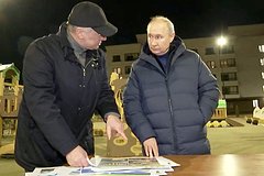 Марат Хуснуллин и Владимир Путин 