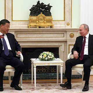 Си Цзиньпин и Владимир Путин 