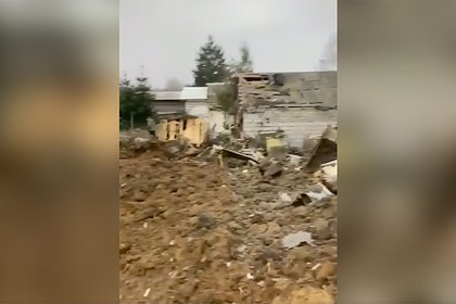 Последствия взрыва в Тульской области показали на видео