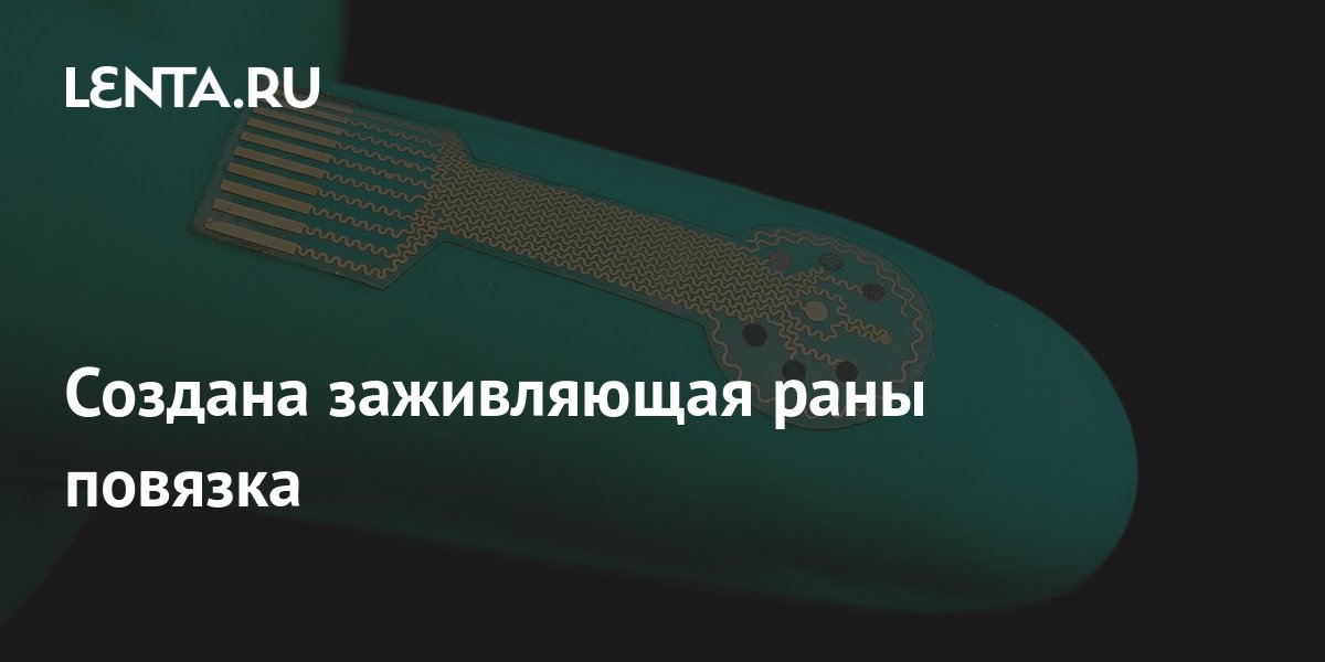 Создана заживляющая раны повязка: Будущее: Наука и техника: Lenta.ru