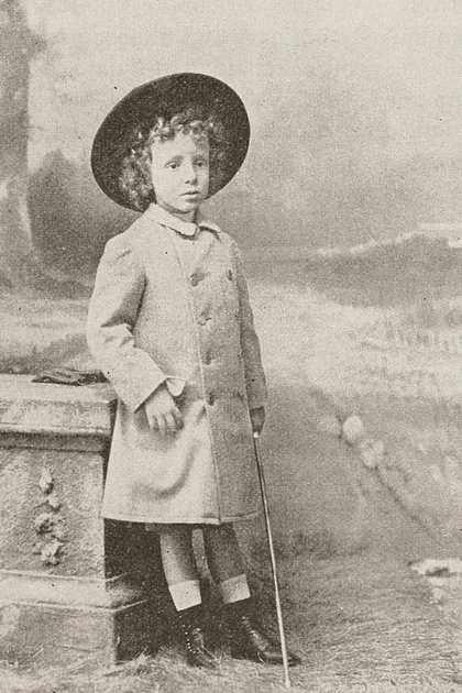 Альфонсо XIII в детстве