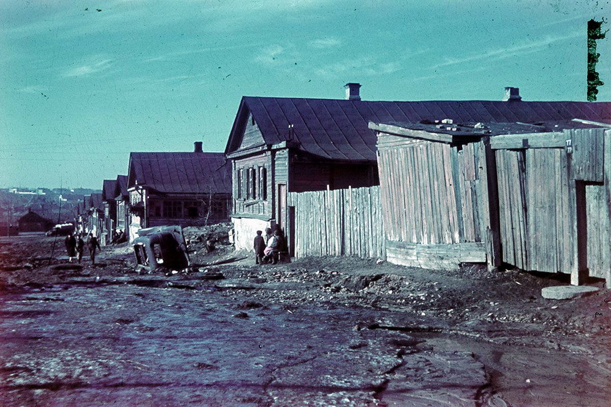 Улица оккупированного города. Крым. 1941-1943 годы