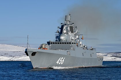 Фрегат «Адмирал Головко» прибыл в главную базу Северного флота