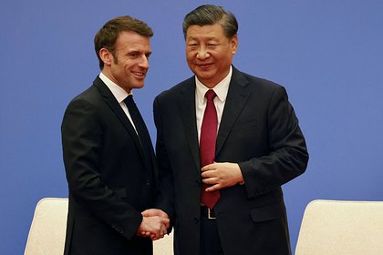 В Госдуме назвали цель визита Макрона в Китай