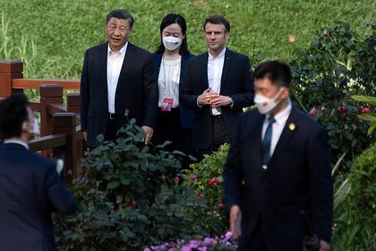 В США увидели в визите Макрона в Китай свидетельство раскола Европы