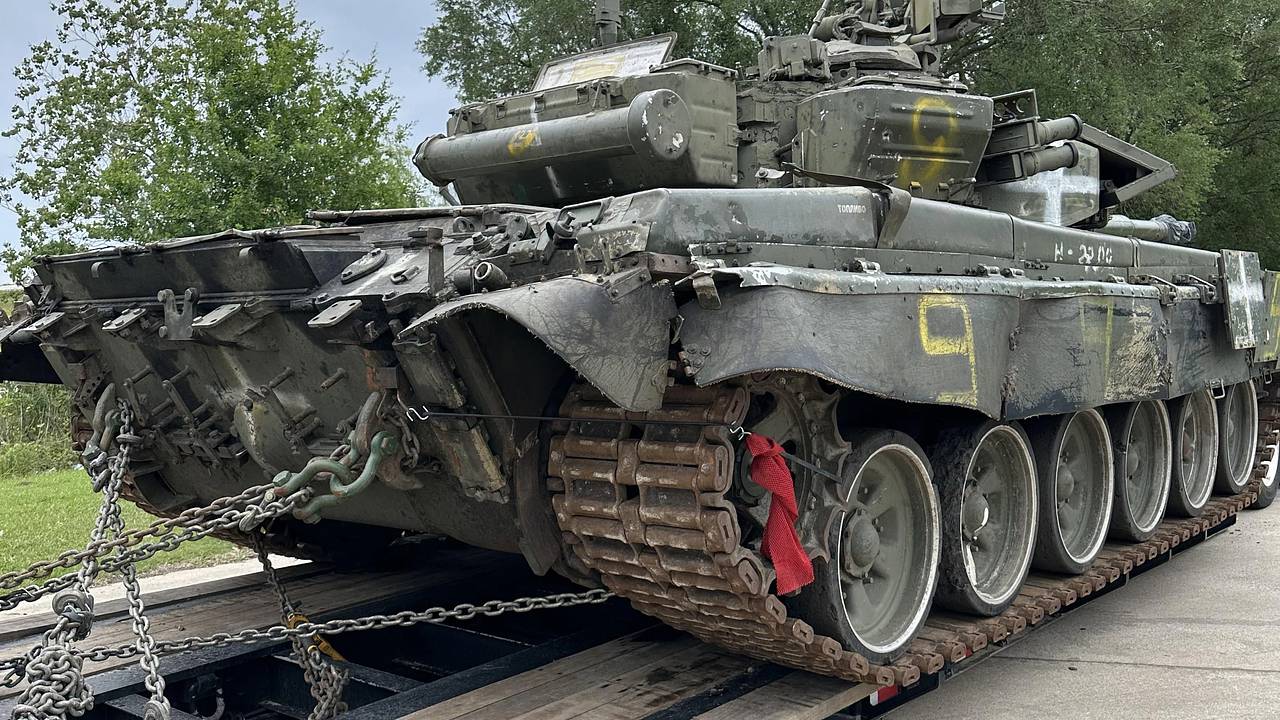 В США заметили трофейный российский Т-90: Оружие: Наука и техника: Lenta.ru