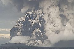 Извержение вулкана Тонга стало крупнейшим природным взрывом столетия