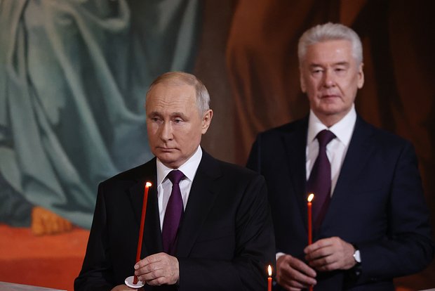 Владимир Путин и Сергей Собянин
