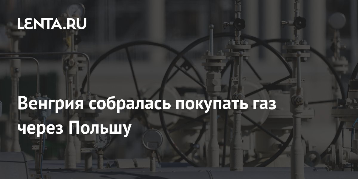 Венгрия собралась покупать газ через Польшу: Госэкономика: Экономика ...