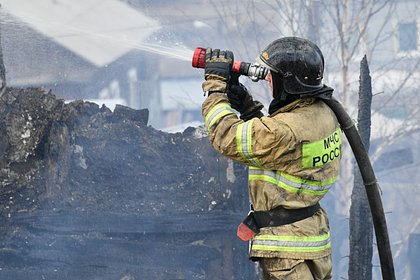 Трое детей без присмотра погибли при пожаре в жилом доме в российском селе
