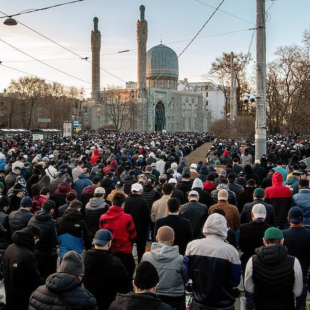 Ураза байрам в питере